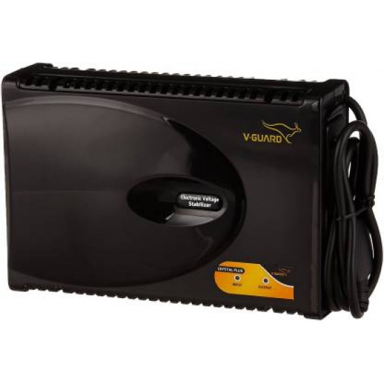 V-Guard VG Crystal Voltage Stabilizer for Television, Black